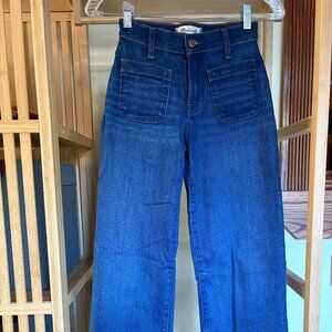 Petite Emmett Wide-Leg Jean: Patch Pocket Edition